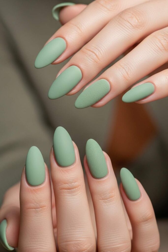 Sage Green Matte for an Earthy Minimal Look