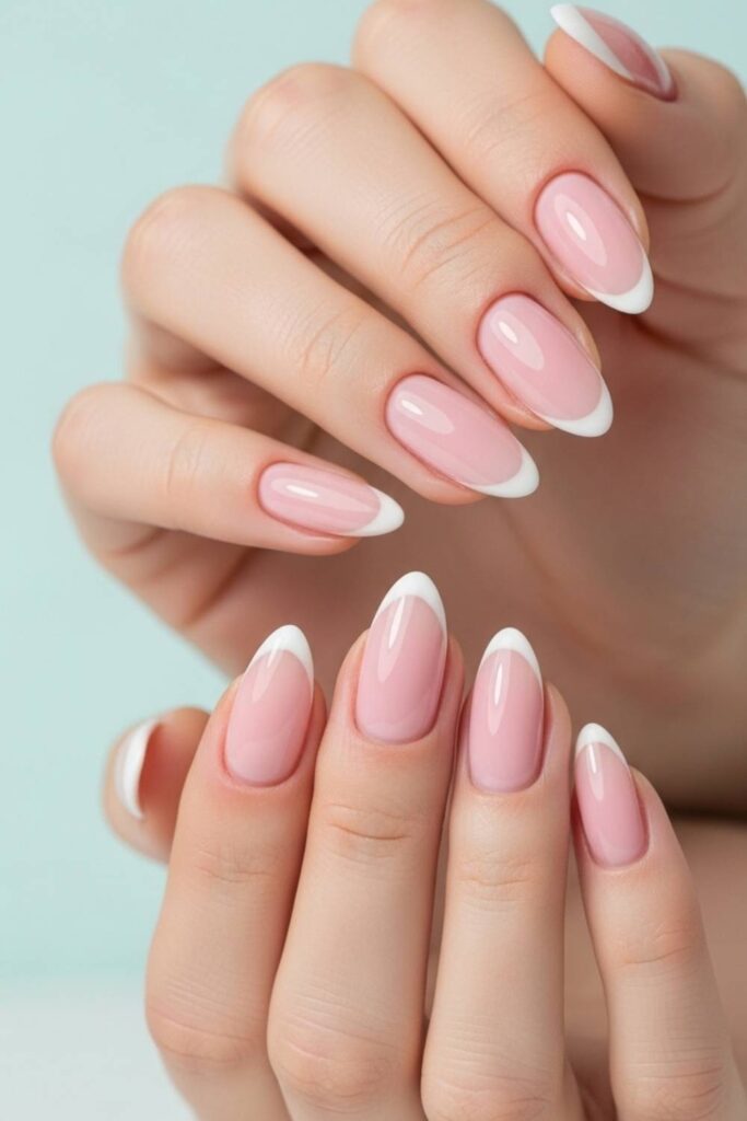 Ballet Pink with Barely-There White Tips