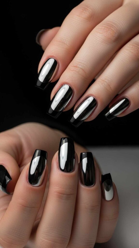 Black Tips with a Gunmetal Chrome Base