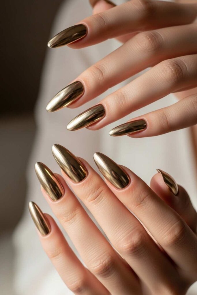 Champagne Chrome Mirror Finish