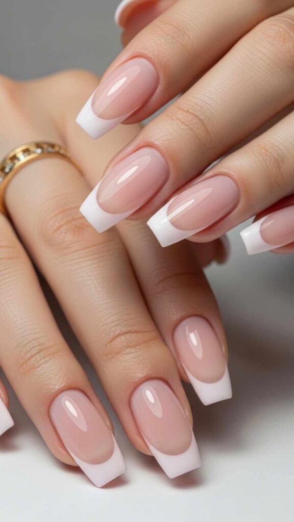 Cotton Candy Pink Tips with Transparent Base