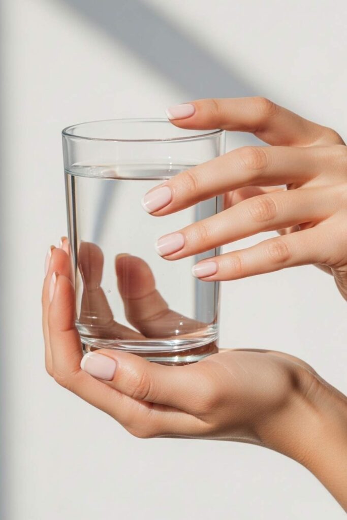 Drink More Water  Hydration Reflects in Your Nails