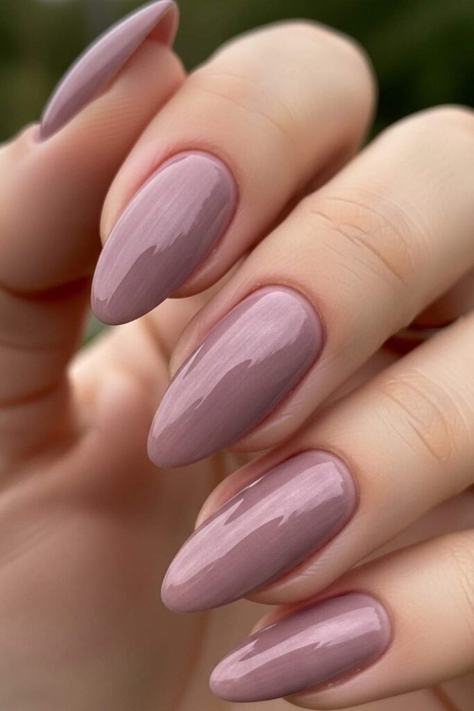 Dusty Mauve with a Satin Finish