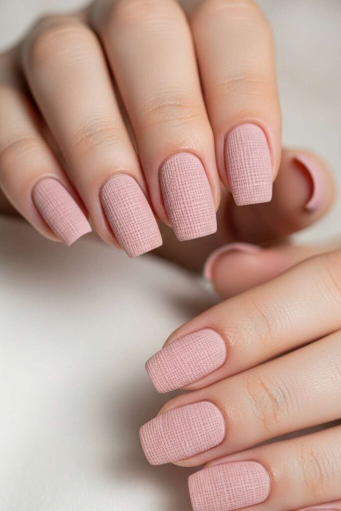 Dusty Pink with Linen Texture Effect