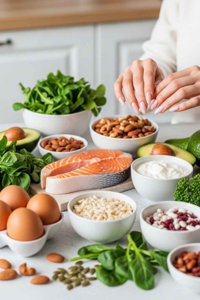 Eat a High-Protein, Biotin-Rich Diet for Faster Nail Growth