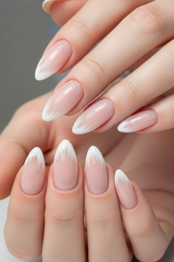 Feathered Soft White Tips