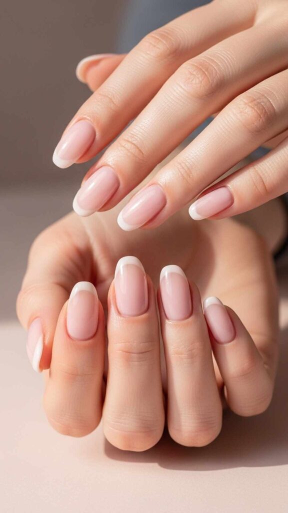 Glazed Sheer Pink with Milky Overlay