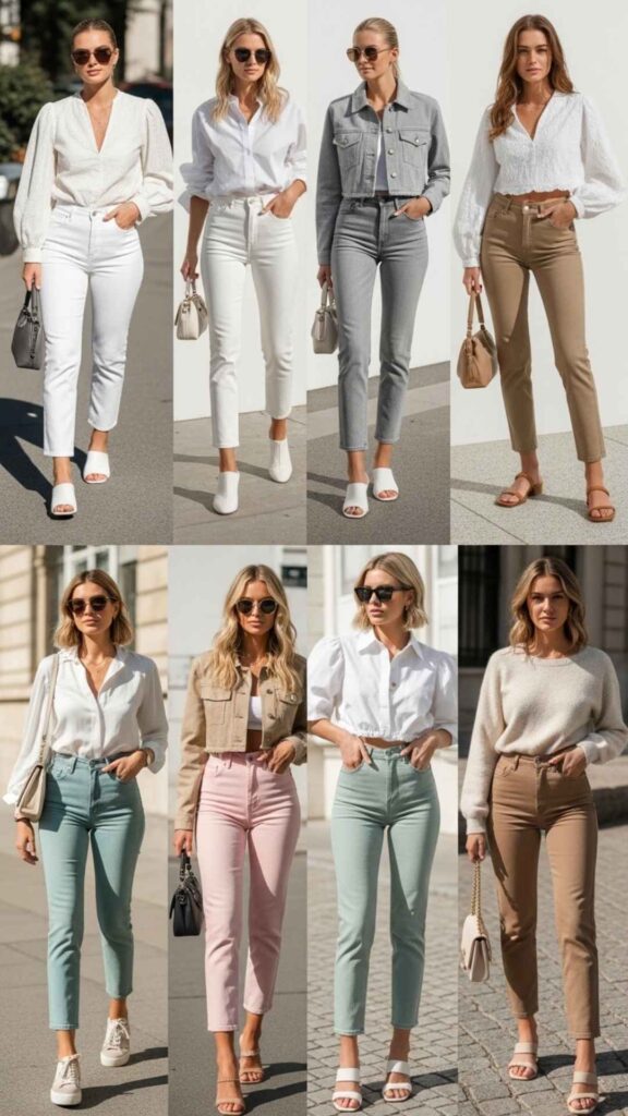 I Know You're Stylish If You're Swapping Your Blue Jeans for One of These Alternative Colours This Spring