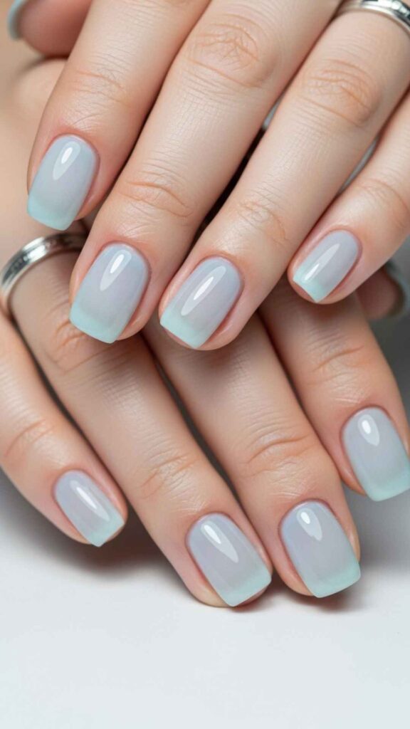 Icy Blue Sheer Wash