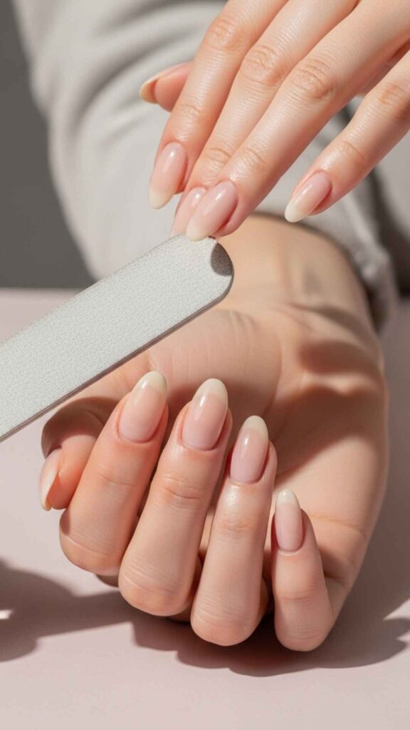 Keep Nails Slightly Oval for Strength