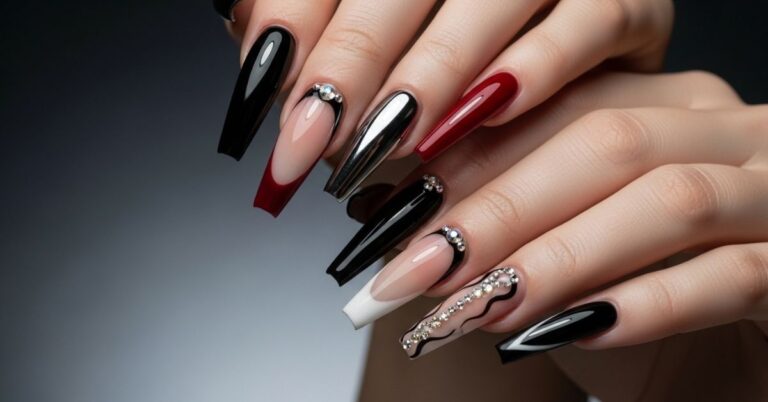 Long Acrylic Nail Designs for Baddies
