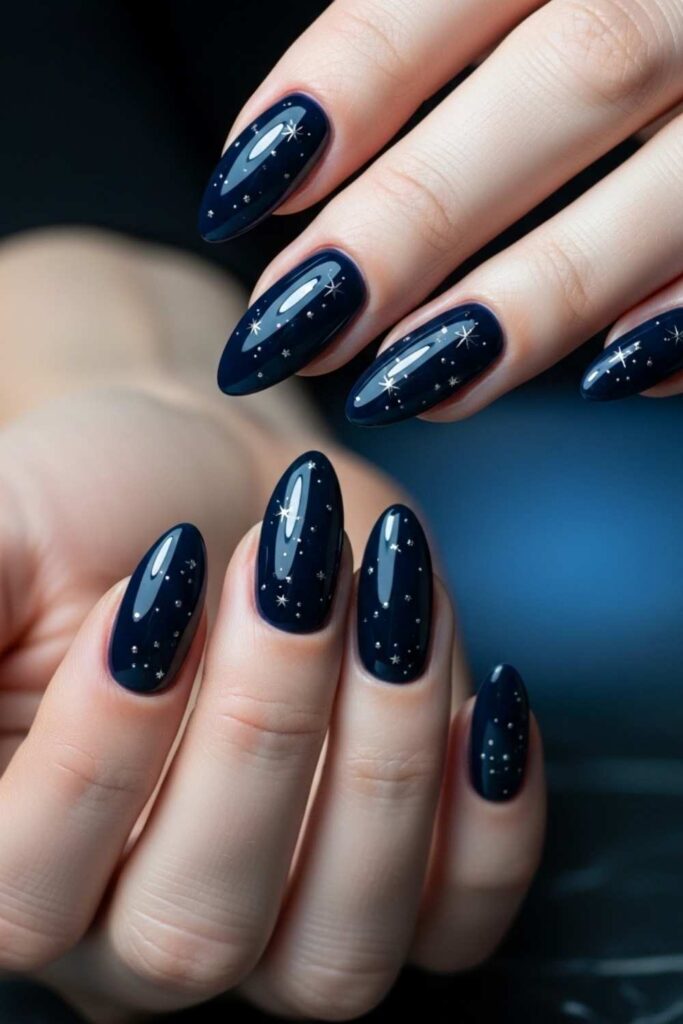 Midnight Navy with Subtle Star Detailing