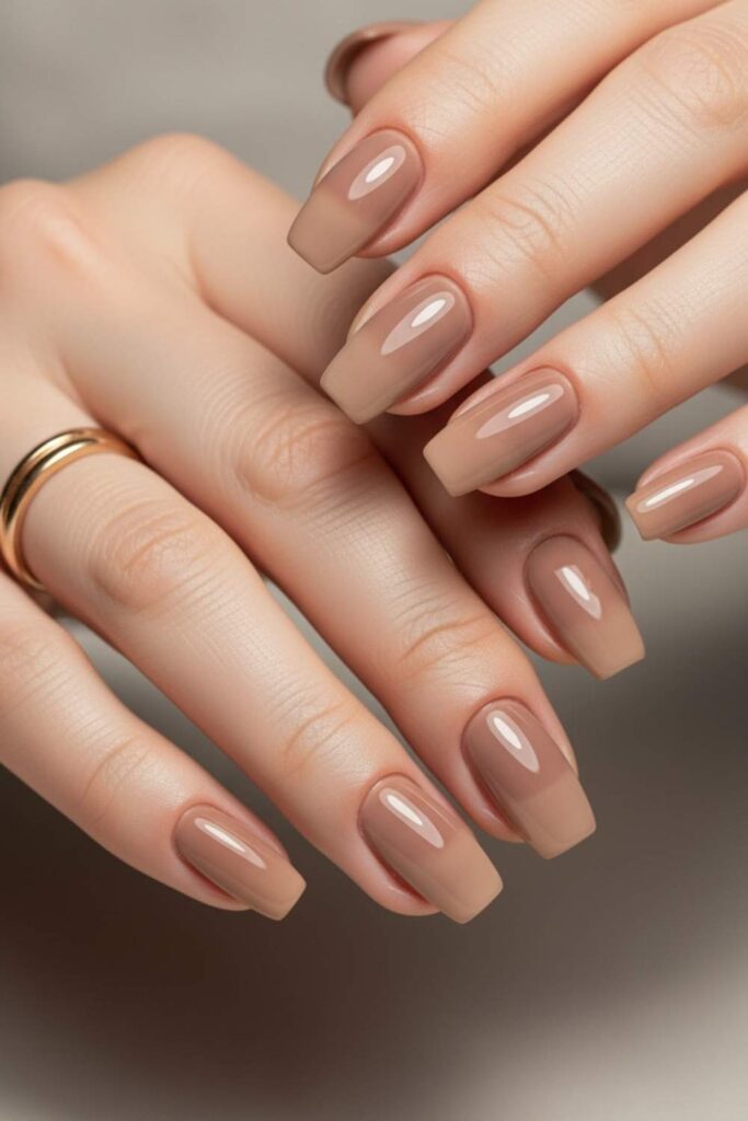 Monochrome Nude Layers  Three Tones, One Hand