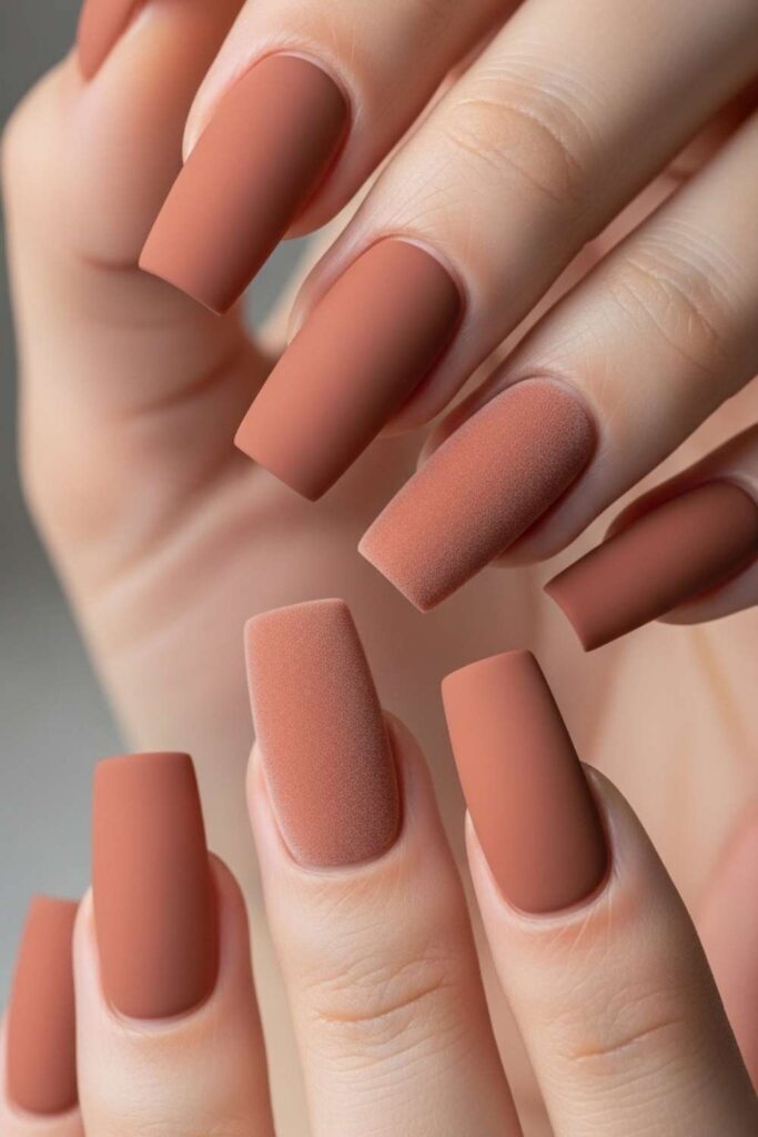 Muted Terracotta with a Matte Clay Finish