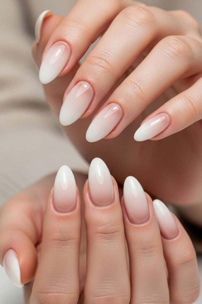 Off-White with Subtle Brown Undertones