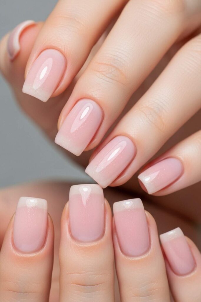 Sheer Blush Pink with Barely-There Shimmer