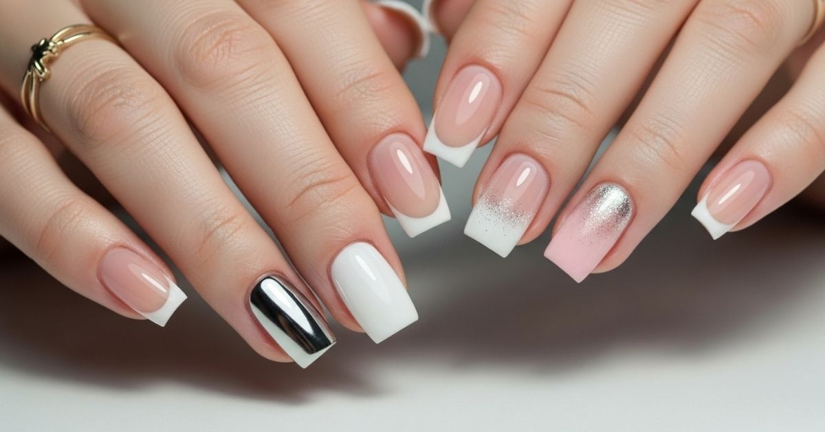 Short Square Acrylic Nail Designs