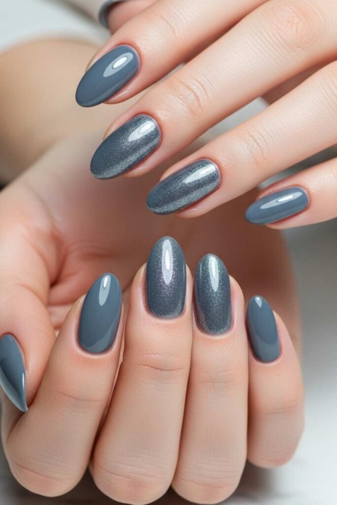 Slate Gray with a Metallic Dust Topcoat