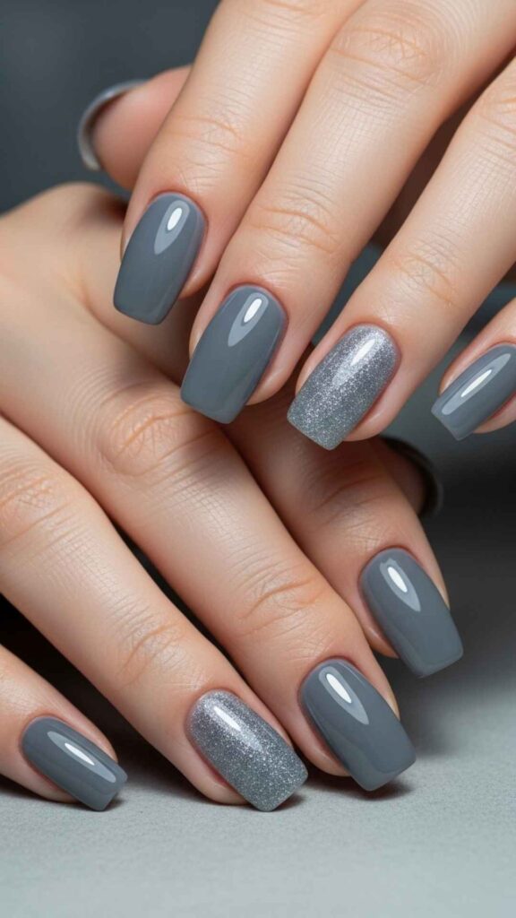 Slate Gray with Diamond Dust Topcoat