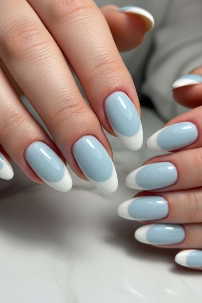 Warm White Nails with a Barely-There Nude Undertone