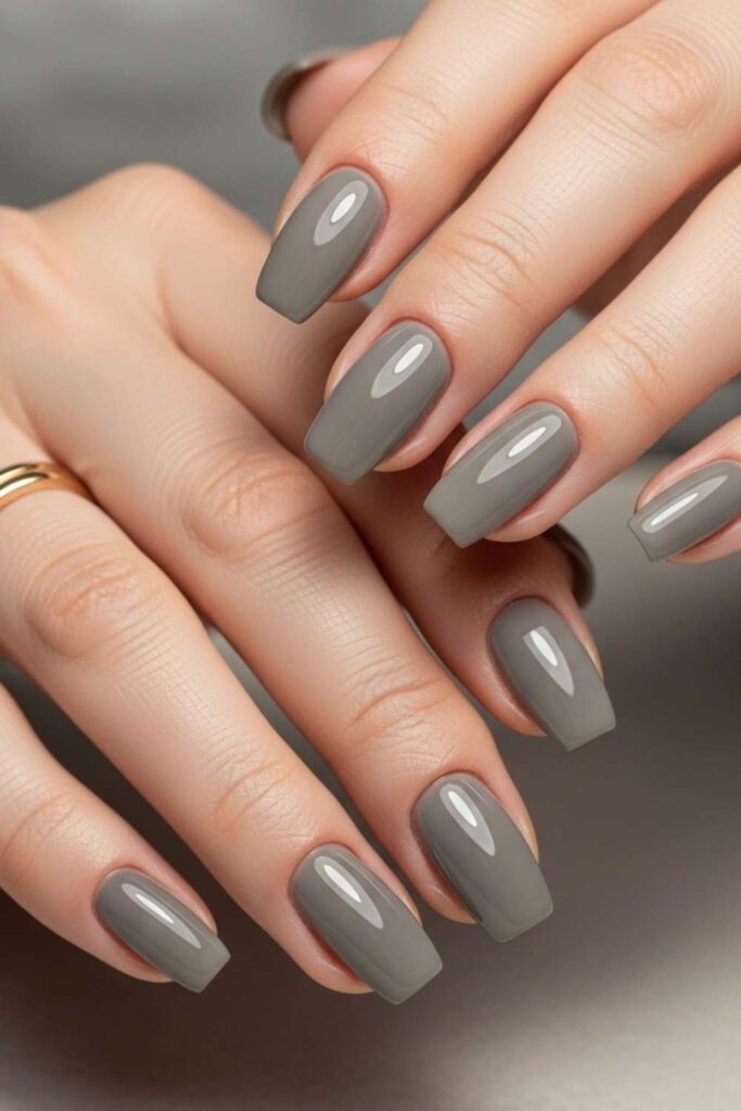 Stone Grey with a Glossy Top Coat