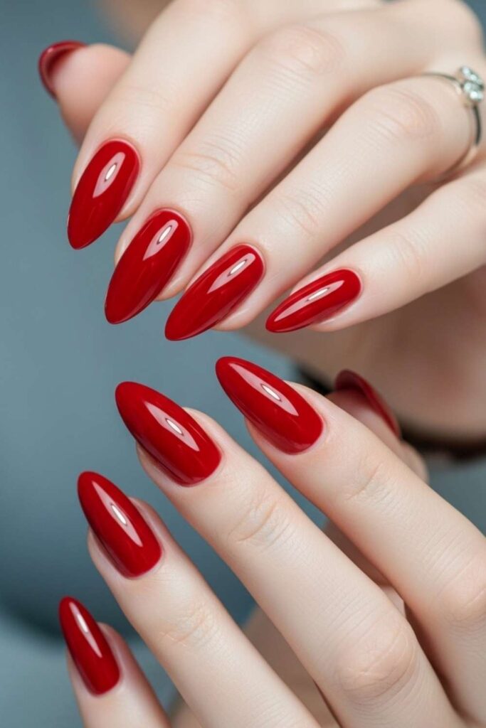 Timeless Red with a Glossy Lacquer Finish