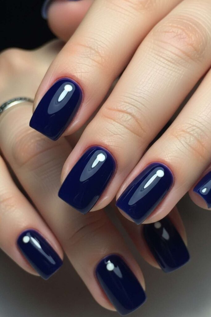 Tiny White Dot at the Center of Each Nail