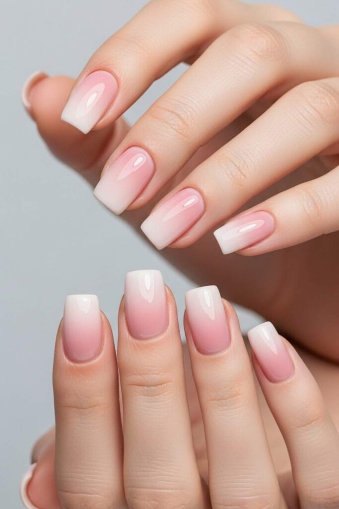 Tonal Ombre in Nude-to-Pink