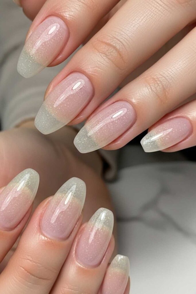 Translucent Gel Overlay with Subtle Shimmer
