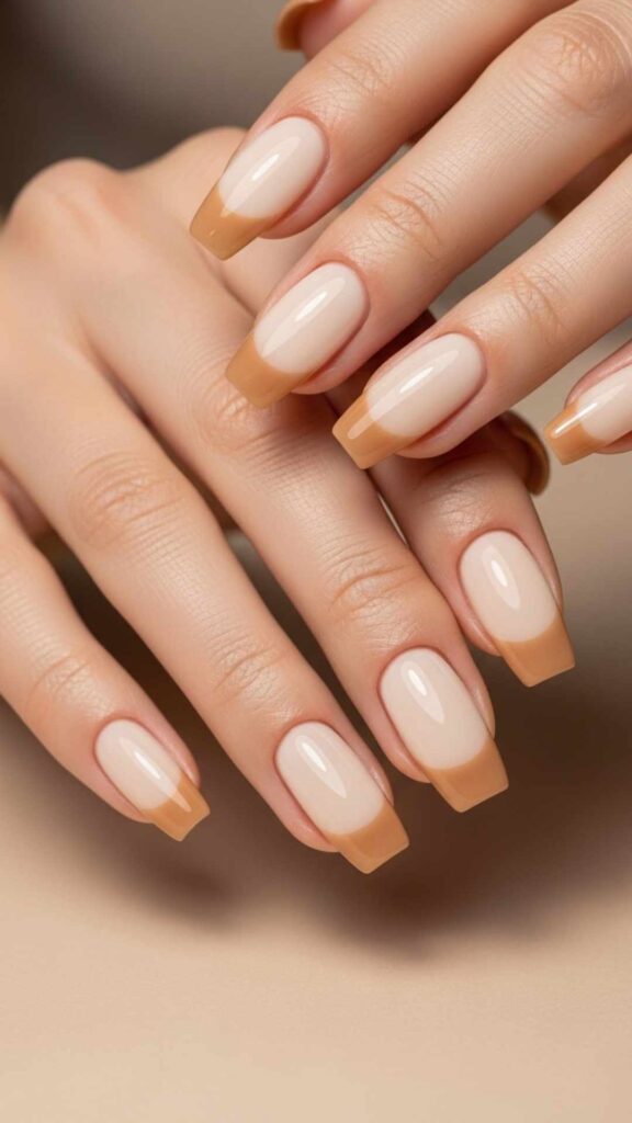 Two-Tone Neutral: Ivory Root, Caramel Tip