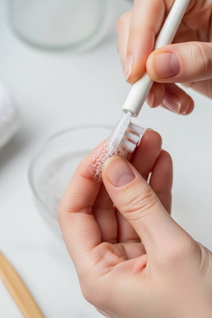 Use a Gentle Nail Brush When Cleaning Under Nails