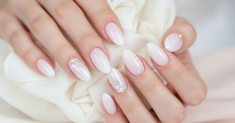 Wedding Nails for Bride Elegant
