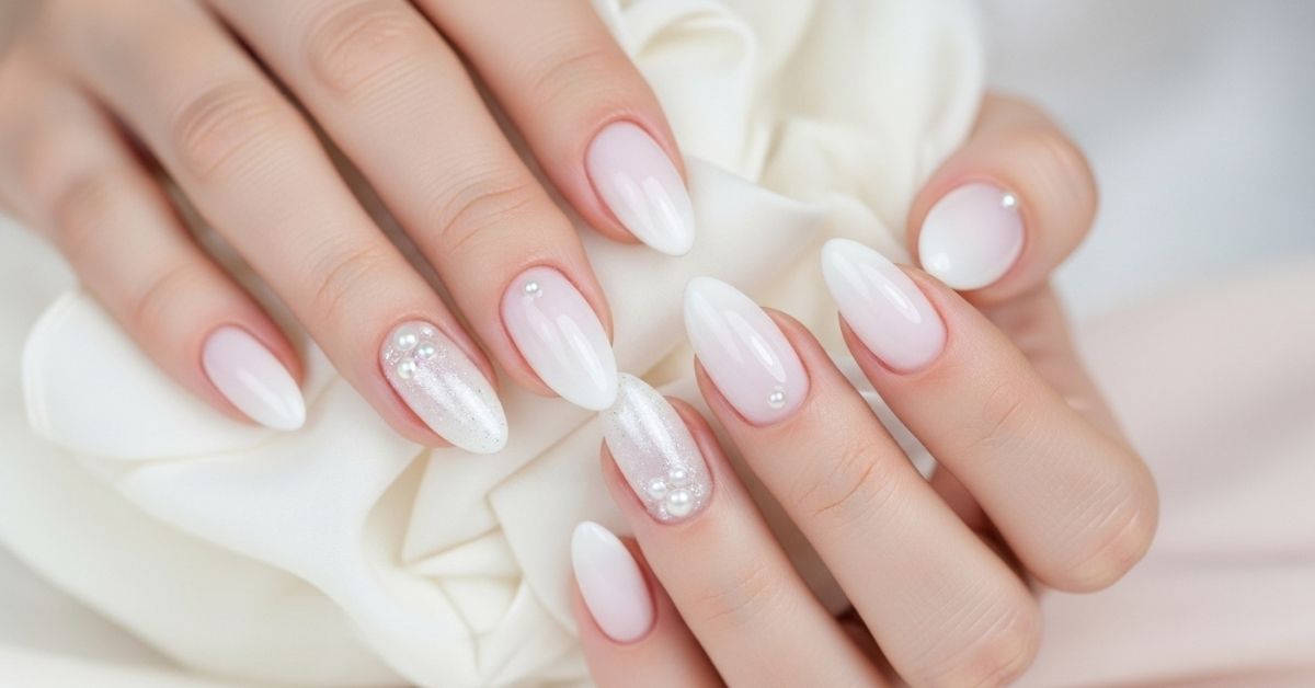 Wedding Nails for Bride Elegant