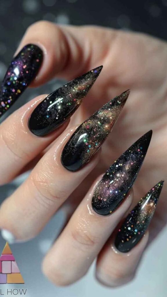 Black Base with Holographic Stars