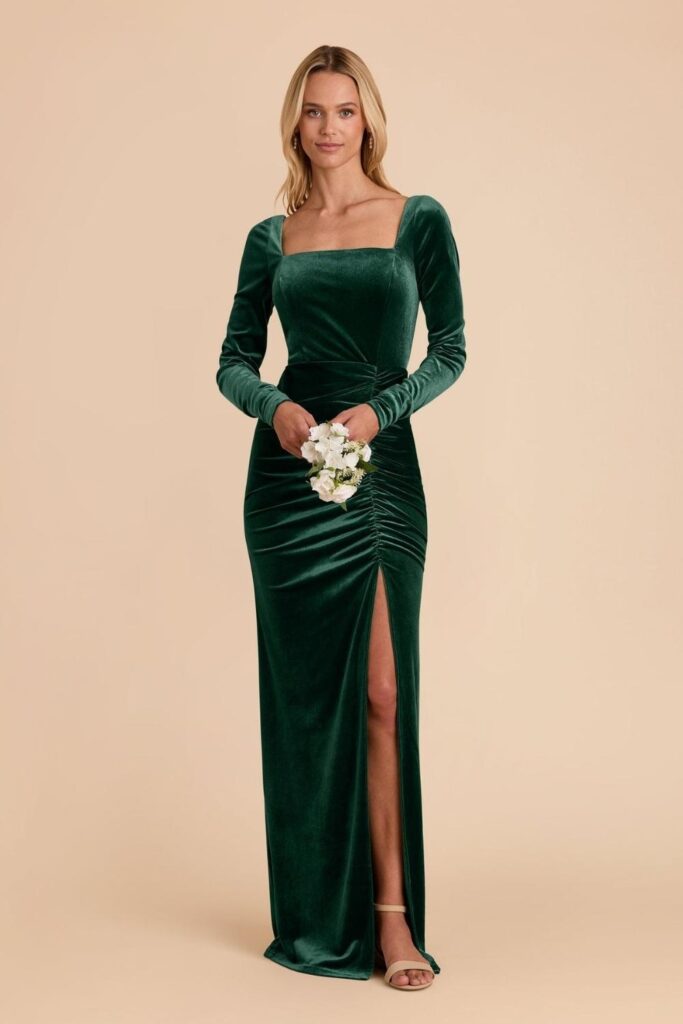 19 Best Birthday Outfit Ideas That Feel Like You, But Make-An-Entrance 5 Bodycon Velvet Dress in Deep Burgundy or Forest Green