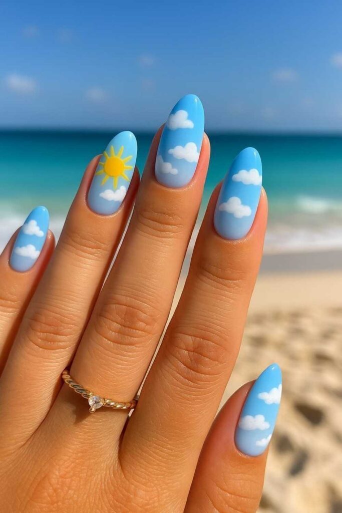 Bright Summer Nails That Pop on Vacation