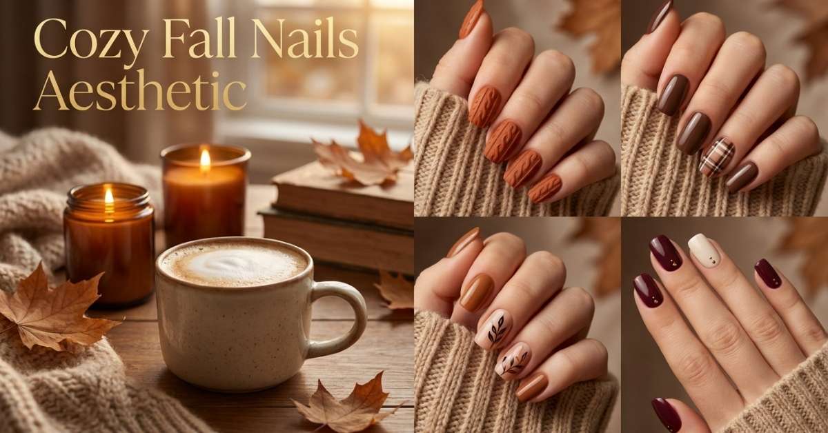 Cozy Fall Nails Aesthetic