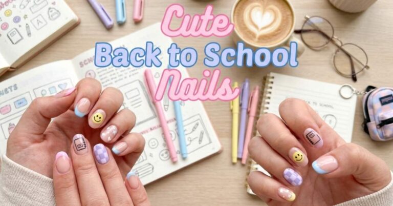 Cute Back to School Nails