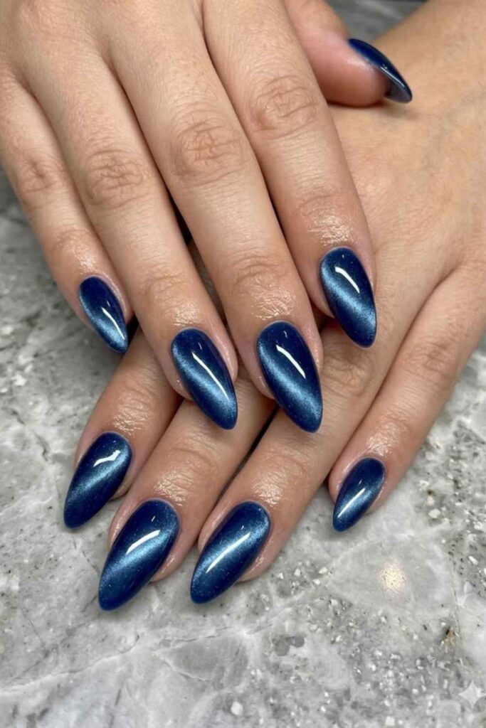 Deep Sea Navy with Holographic Micro Glitter