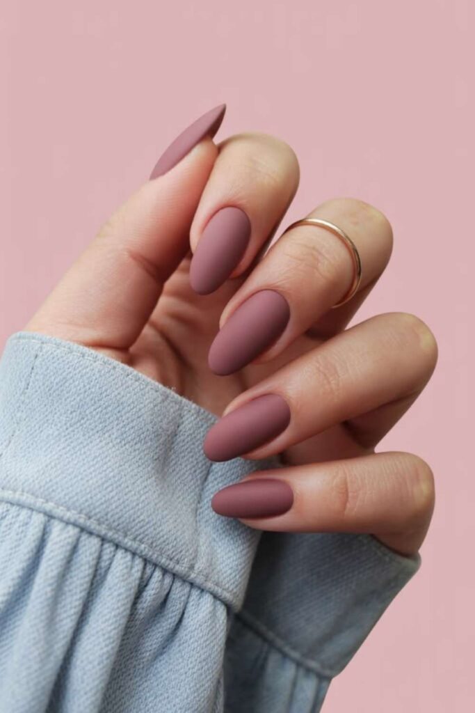 Dusty Rose with Matte Finish