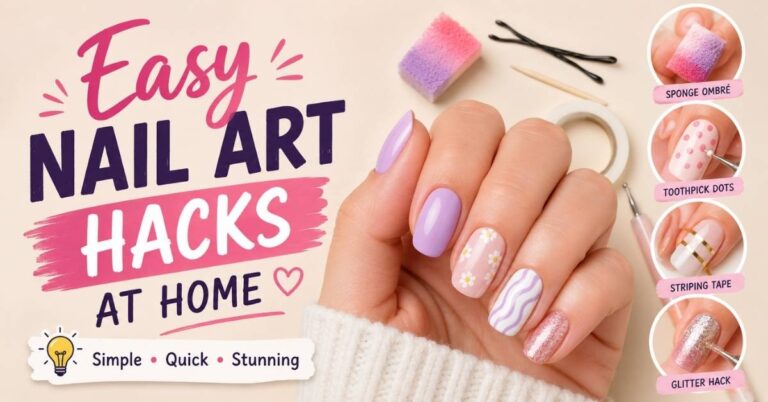 Easy Nail Art Hacks at Home