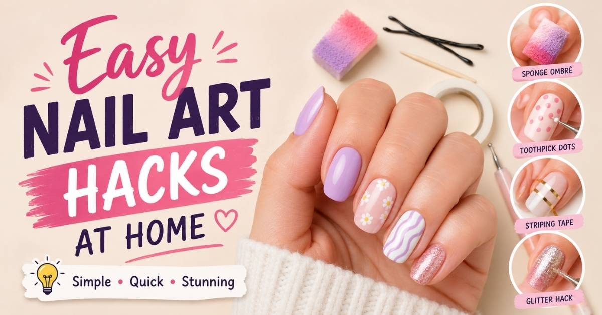 Easy Nail Art Hacks at Home