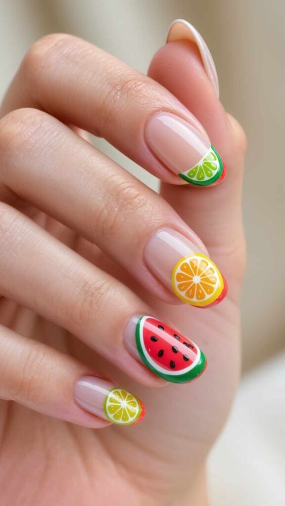 45 Best Summer Nails Ideas to Try in 2026 (Cute, Bright & Trendy Designs) 6 Fruit-Inspired Summer Nail Designs