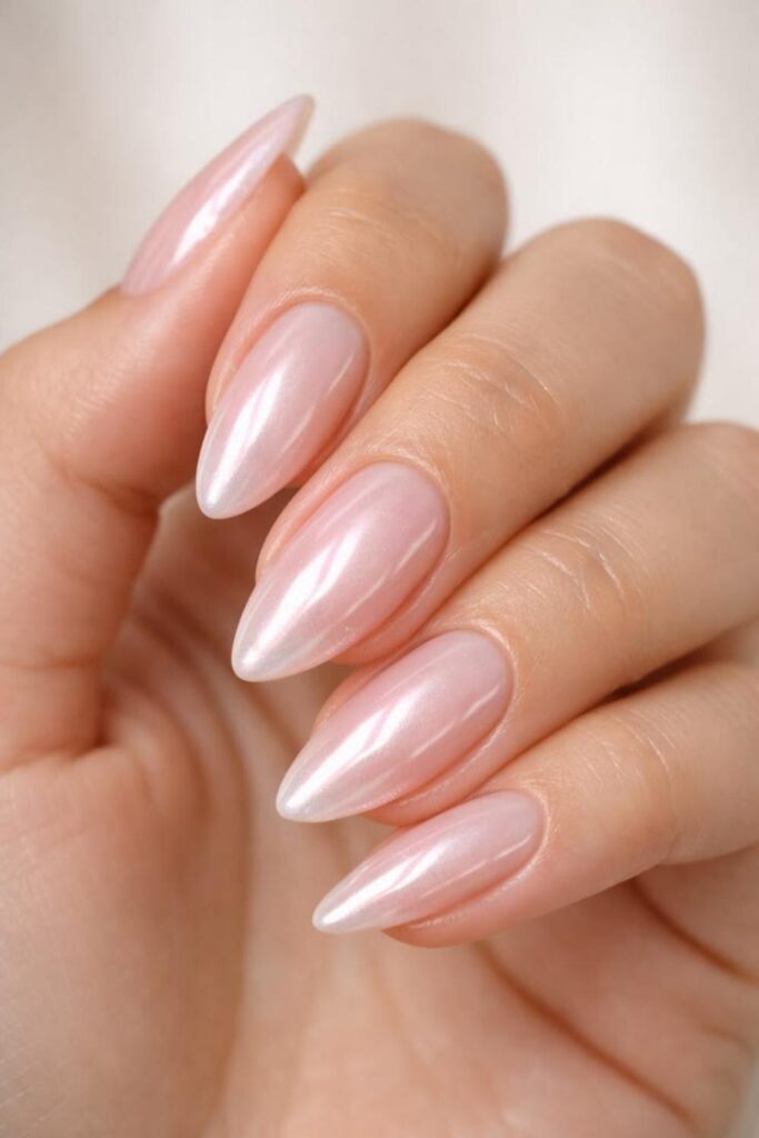 Glazed Donut Nude with Triple Topcoat