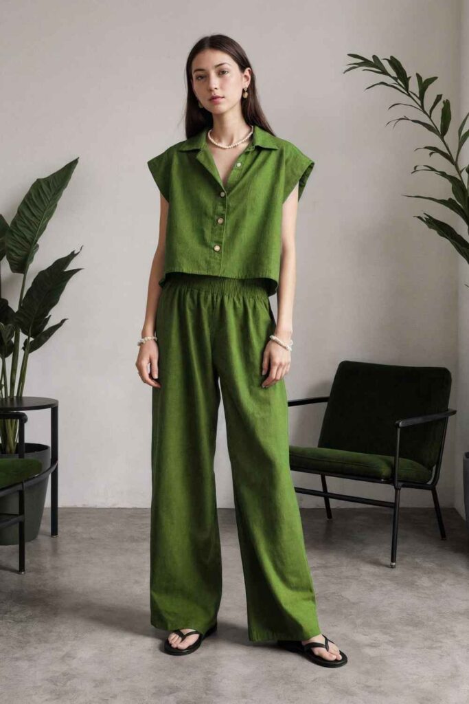 35 Budget Fashion Affordable Outfits That Look Anything But Cheap in 2026 12 Linen Co-ord Set with Strappy Sandals
