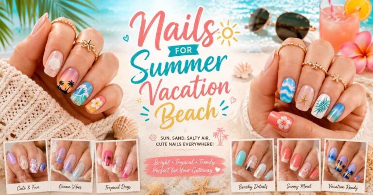 Nails for Summer Vacation Beach