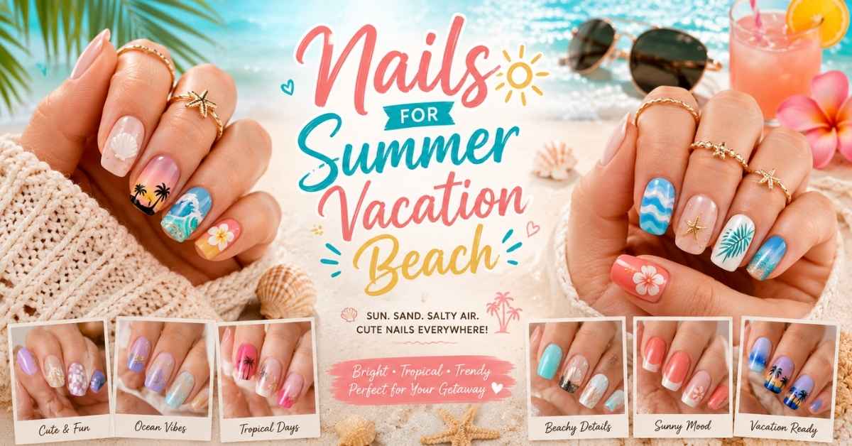 Nails for Summer Vacation Beach