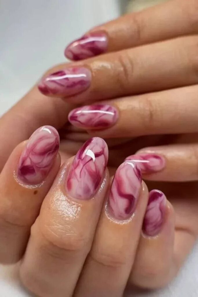 Plastic Bag Marble Effect