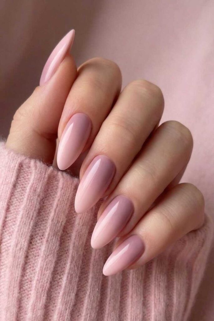 67 Nail Art Tutorial Ideas That Are Actually Worth Saving in 2026 7 Soft Ombre Fade from Blush to Nude