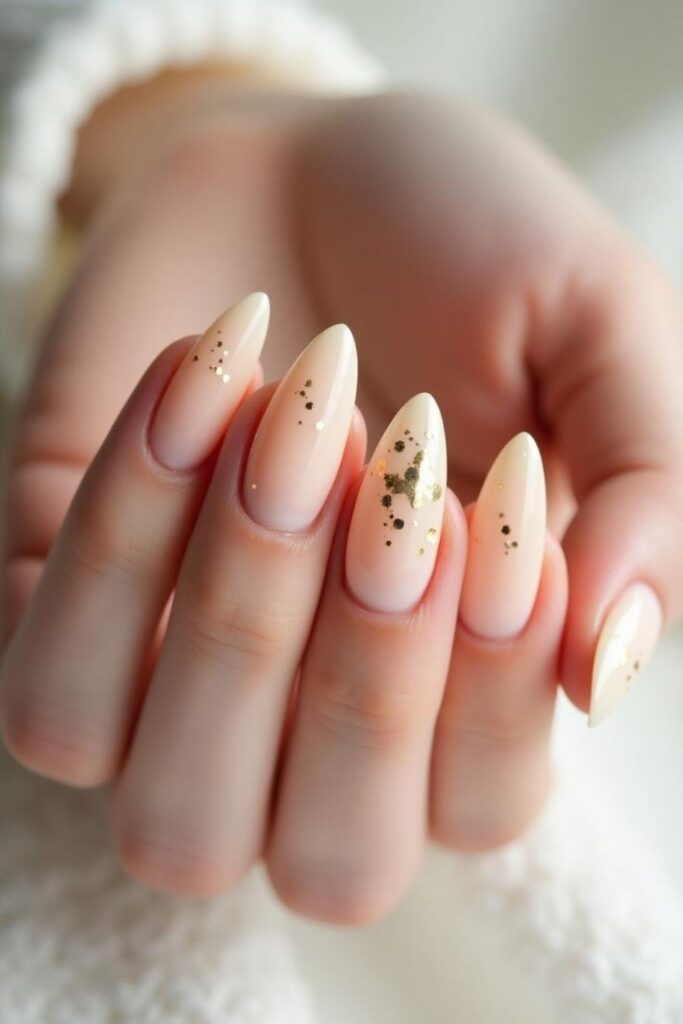 Soft Peach with Rose Gold Foil Accents